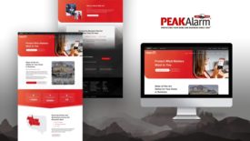 image of PEAK Alarm's New Website
