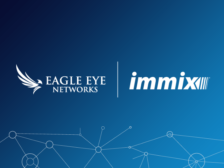 image of the Eagle Eye Networks and Immix logos